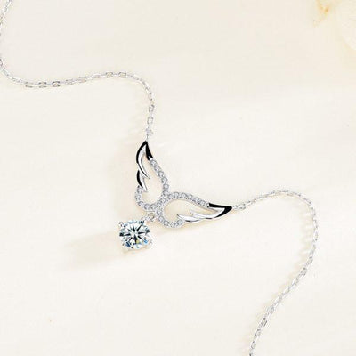 RSP-104 1.0 Carat Moissanite Diamond Pendant - Ringshing.com