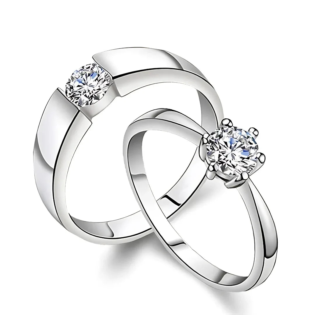 RSR-192 RSR 201 Original Moissanite Diamond Rings for Couple - Ringshing.com