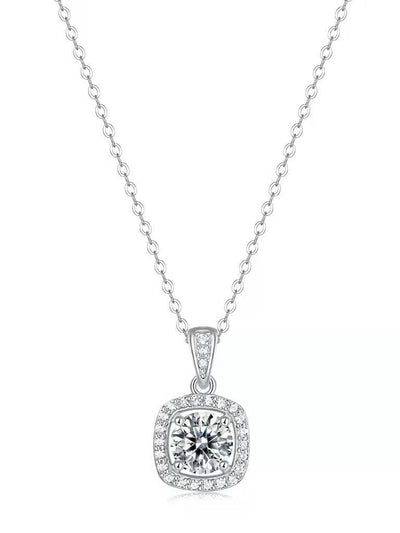 RSP-233 Sparkling Moissanite Pendant 1.0 Carat - Ringshing.com
