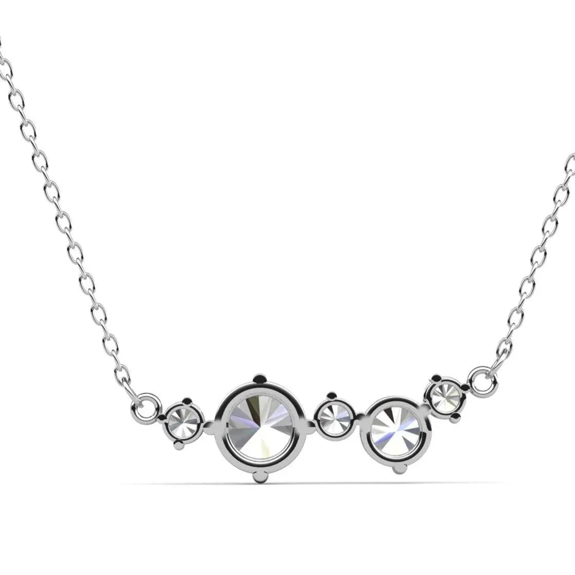 RSP-301 5PCS Original Moissanite Solitaire Pendant Necklace in Pure Silver - Ringshing.com