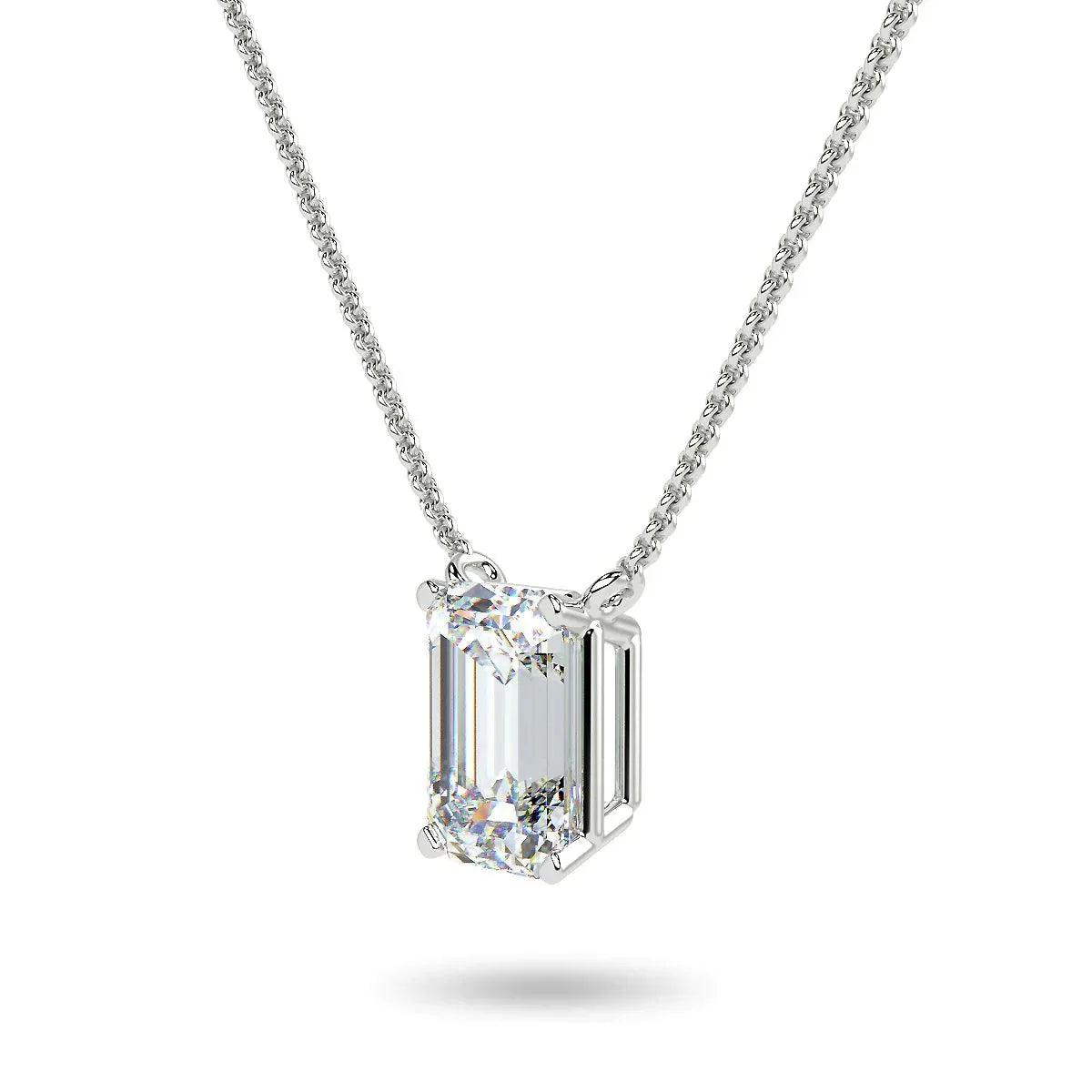 RSP-588 Premium Emerald Cut Luxury Pendant - Ringshing.com