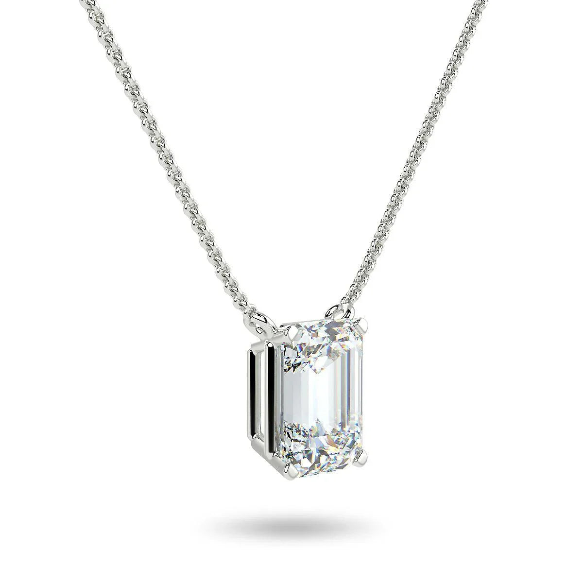 RSP-588 Premium Emerald Cut Luxury Pendant - Ringshing.com