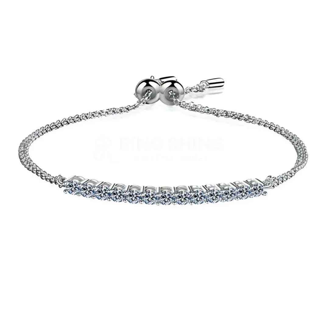 RSB-607 1.3 Carat Moissanite Diamond Bracelet - Ringshing.com