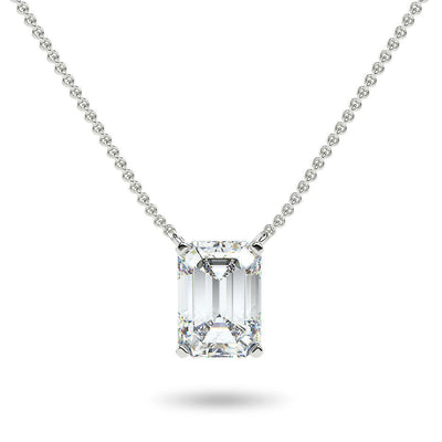 RSP-588 Premium Emerald Cut Luxury Pendant - Ringshing.com
